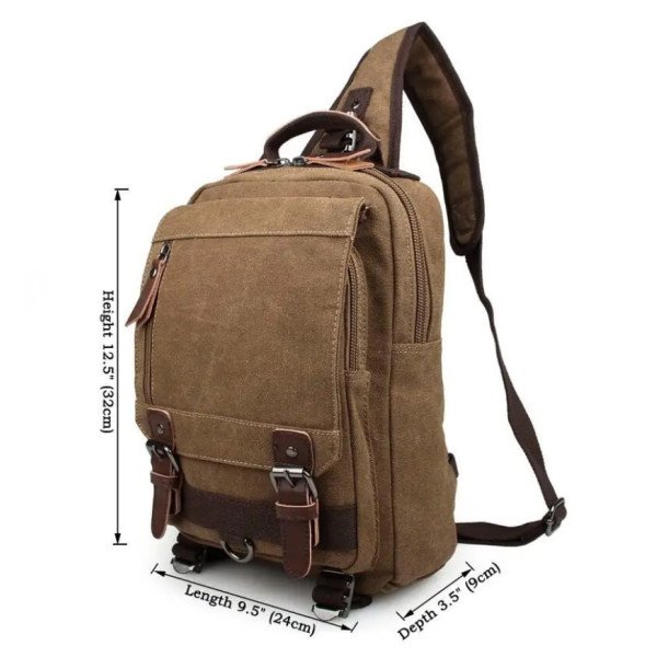 Рюкзак текстильный унисекс Vintage Бежевый