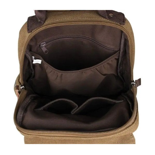 Рюкзак текстильный унисекс Vintage Бежевый