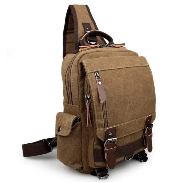Рюкзак текстильный унисекс Vintage Бежевый